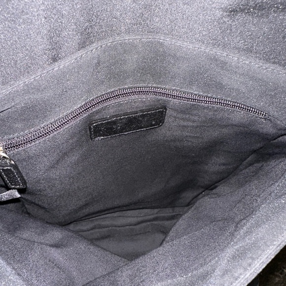 Vintage Black Tote Bag by Ralph Lauren - Picture 5 of 7